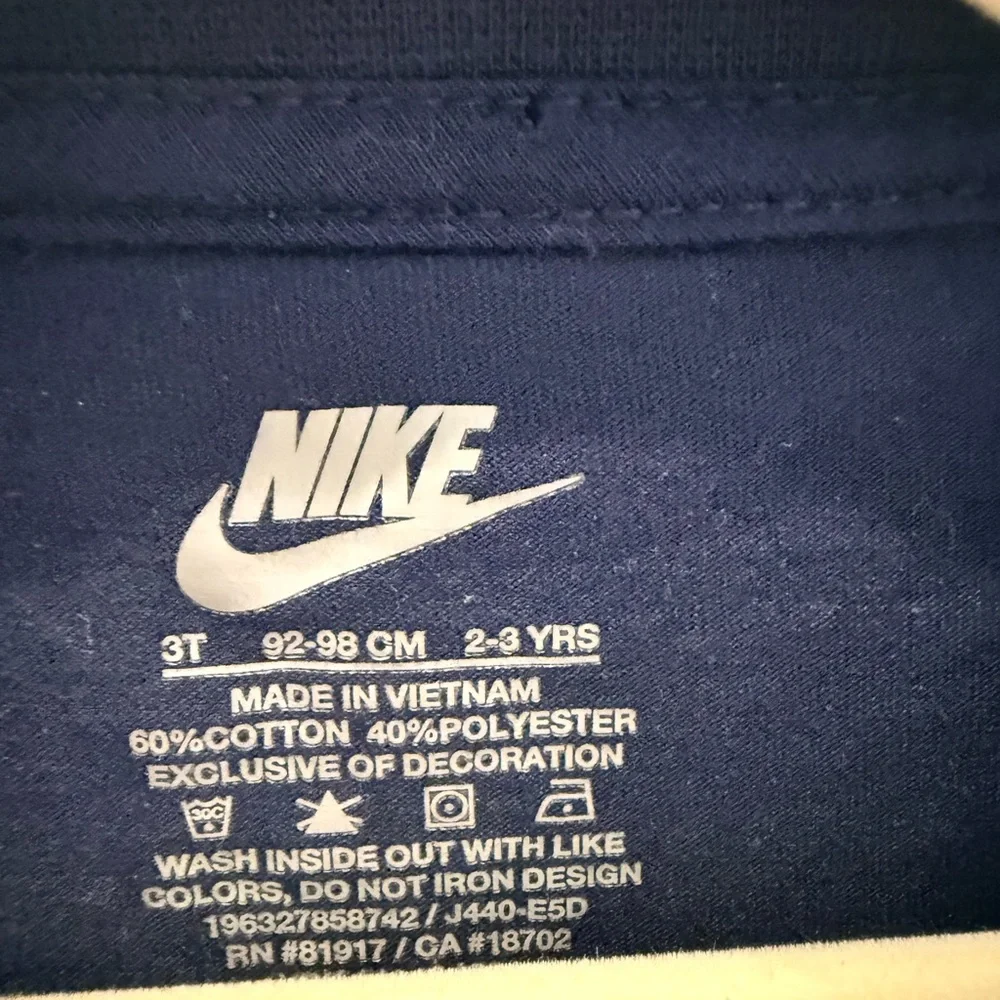 Nike Navy and White with green SET 3t - Picture 2 of 2